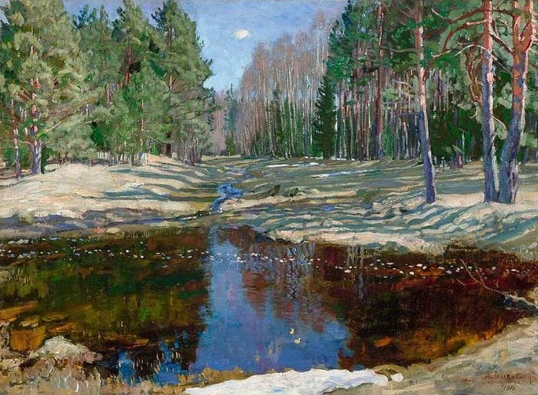 Пазл Стелла 3000 деталей: Жуковский С.Ю. Весна в лесу (TG309288)