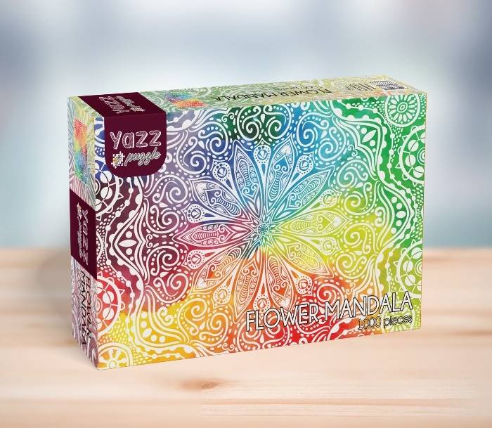 Пазл Yazz 1000 деталей: Цветочная Мандала (YZ3832)