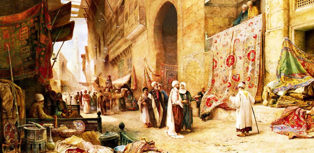 Пазл Anatolian 1500 деталей: Ковровый базар в Каире (ANA.3751)