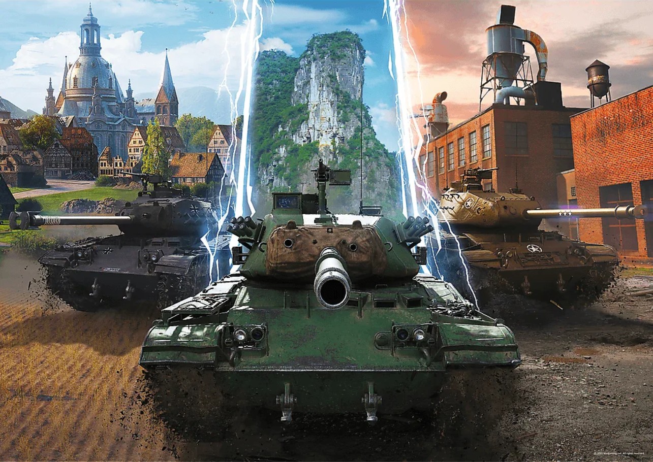 Пазл Trefl 500 деталей: World of Tanks. Время действовать! (TR37535)