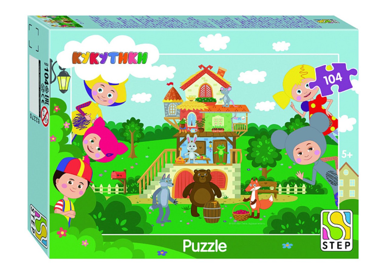 Пазл Step puzzle 104 деталей: Кукутики (82270)